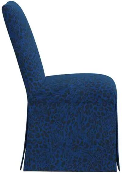 Owen Pounce Slipcover Side Chair - Blue