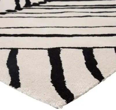 Walderston Nikki Chu Rug - Dove/Black - White - White