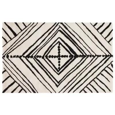 Walderston Nikki Chu Rug - Dove/Black - White - White