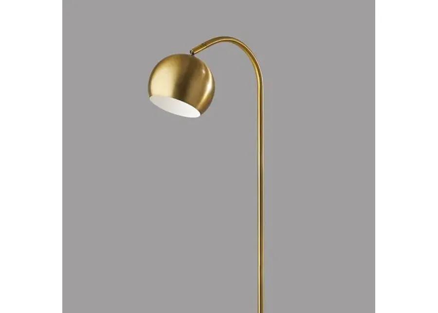 Eliza Floor Lamp - Antique Brass