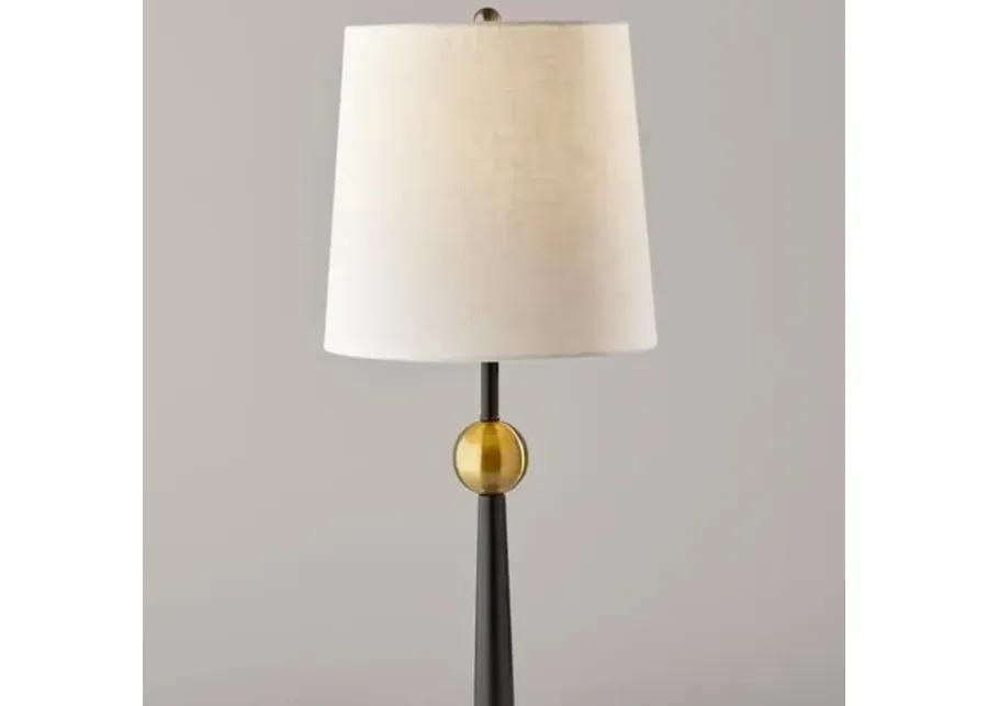 Aubrey Table Lamp - Black/Antique Brass