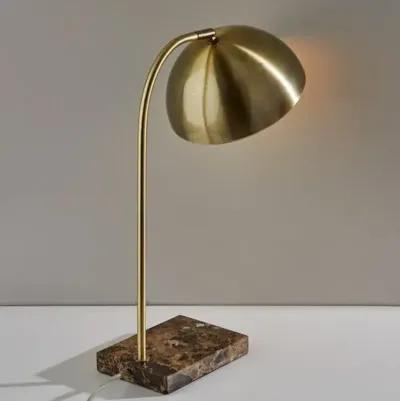 Dax Desk Lamp - Antique Brass - Gold