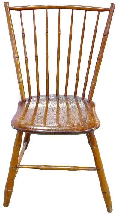 Hand-Made Antique Child's School Chair - Vermilion Designs - Brown