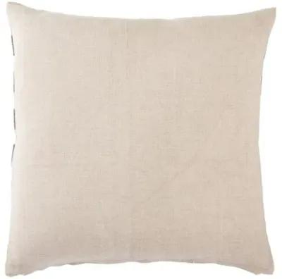 Della 22x22 Pillow - Gray/Silver Linen - Nikki Chu