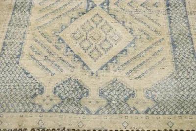 Antique Persian Malayer Rug. 4'02 x 5'11 - Esmaili Rugs & Antiques - Blue - Blue