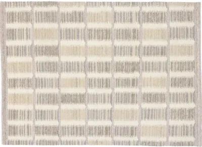 Swedish Style Kilim Rug - 6'04 x 8'09 - Esmaili Rugs & Antiques - Beige - Beige