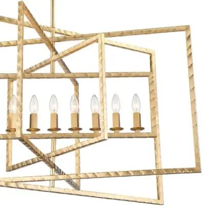 Capri 9-Light Chandelier - Antique Gold - Crystorama