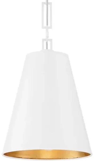 Alston 2-Light Chandelier - White/Gold - Crystorama