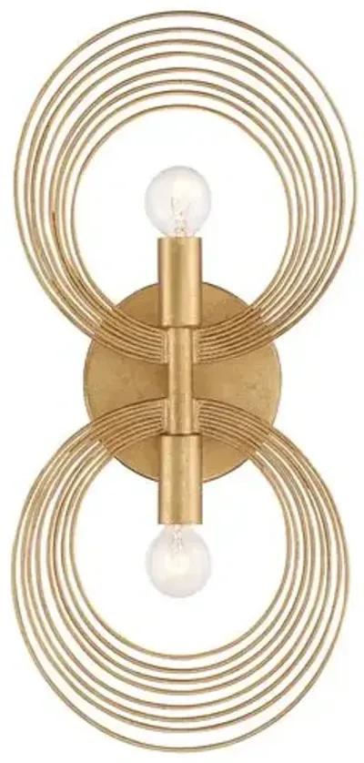 Doral 8-inch Sconce - Gold - Crystorama