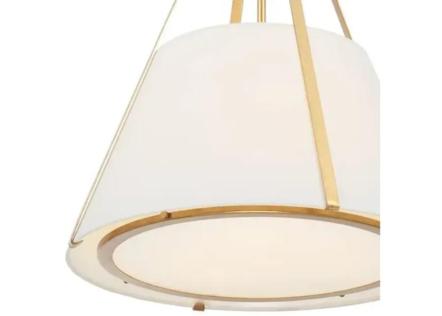 Fulton 3-Light Pendant - Antique Gold - Crystorama