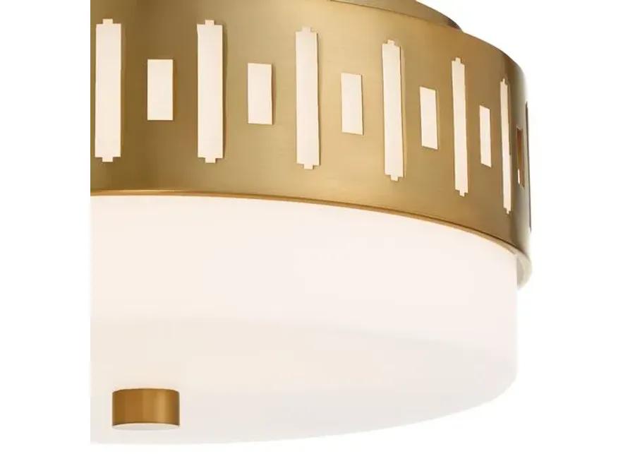 Keaton 2-Light Ceiling Mount - Gold - Crystorama