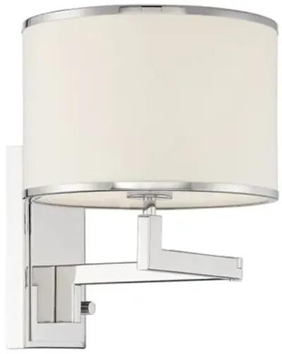 Madison Wall Mount - Polished Nickel - Crystorama - Silver