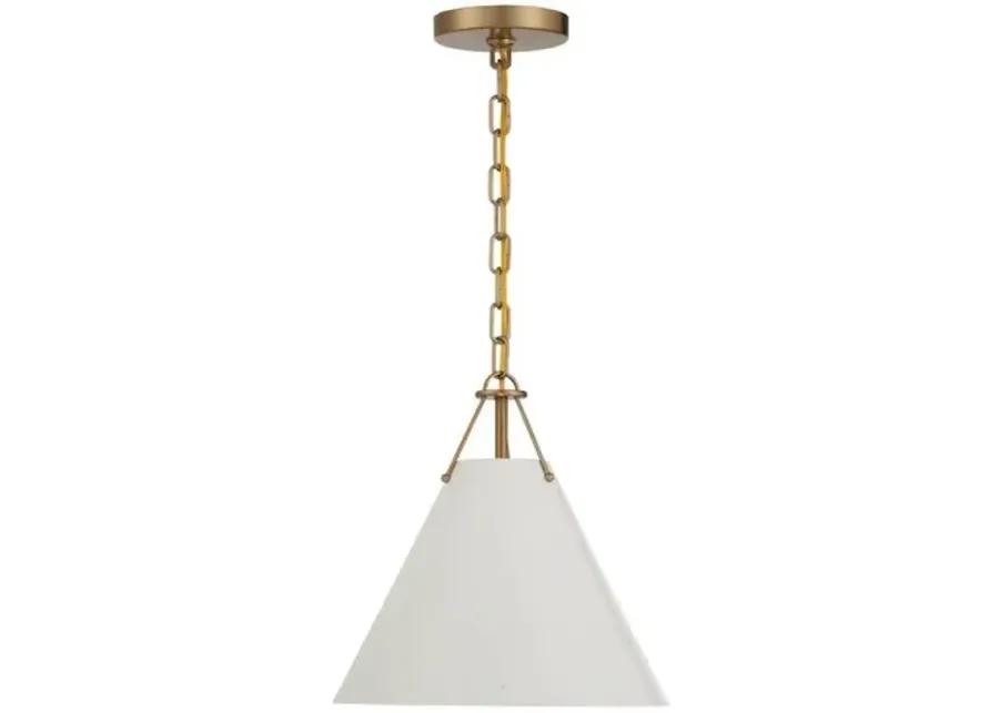 Xavier 1-Light Pendant - Gold - Crystorama