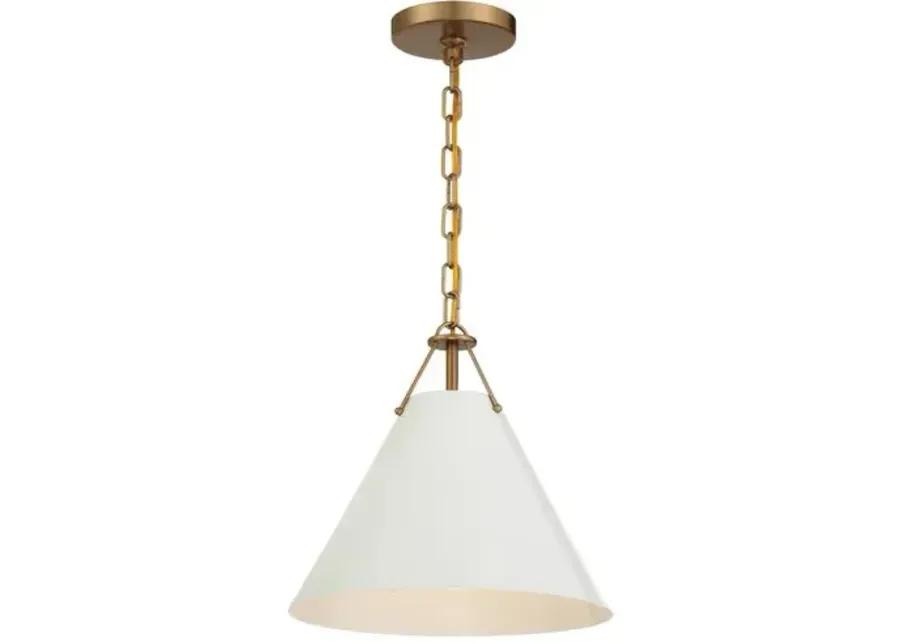 Xavier 1-Light Pendant - Gold - Crystorama