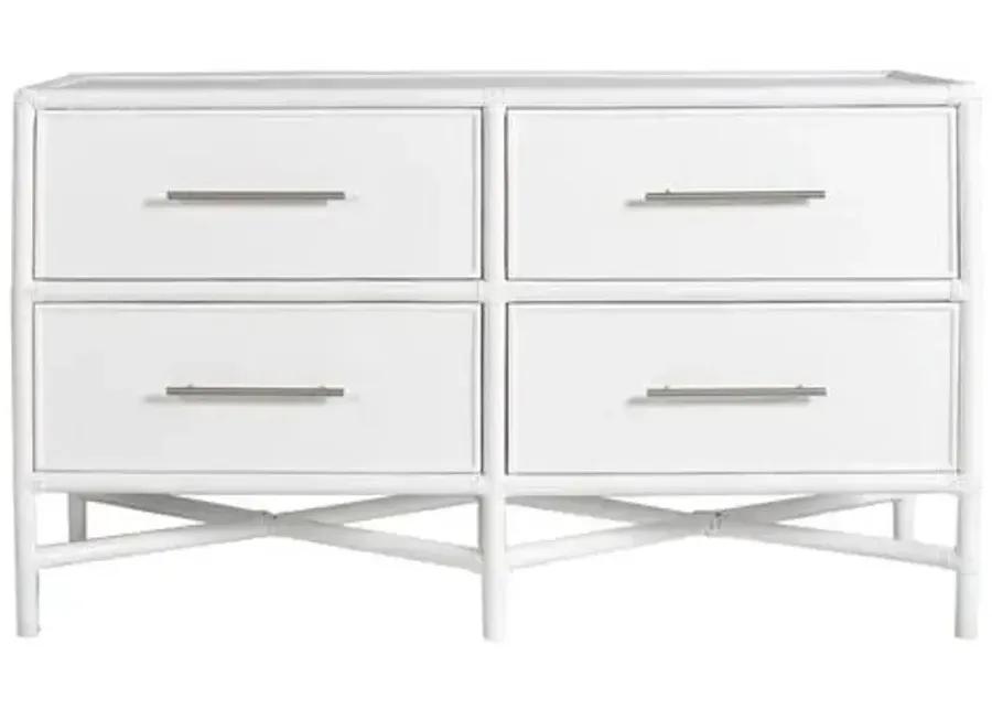 Verona Four-Drawer Dresser - White