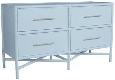 Verona Four-Drawer Dresser - Light Blue