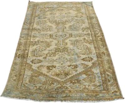 Vintage Persian Hamadan Rug - 2'04 x 3'07 - Esmaili Rugs & Antiques - Beige - Beige