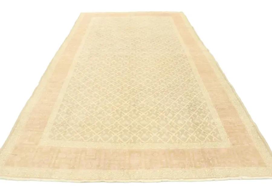 Vintage Turkish Sivas Rug - 4'00 x 7'00 - Esmaili Rugs & Antiques - Beige - Beige