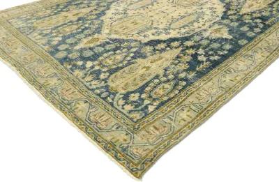 Vintage Persian Afshar Rug - 4'09 x 6'06 - Esmaili Rugs & Antiques - Blue - Blue