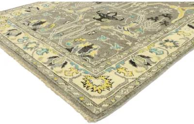 Gray Oushak Rug - 4'01 x 6'06 - Esmaili Rugs & Antiques - Gray