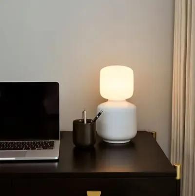 David Weeks Oblo Table Lamp - White - Tala Lighting