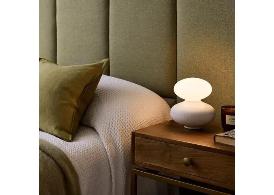 David Weeks Oval Table Lamp - White - Tala Lighting