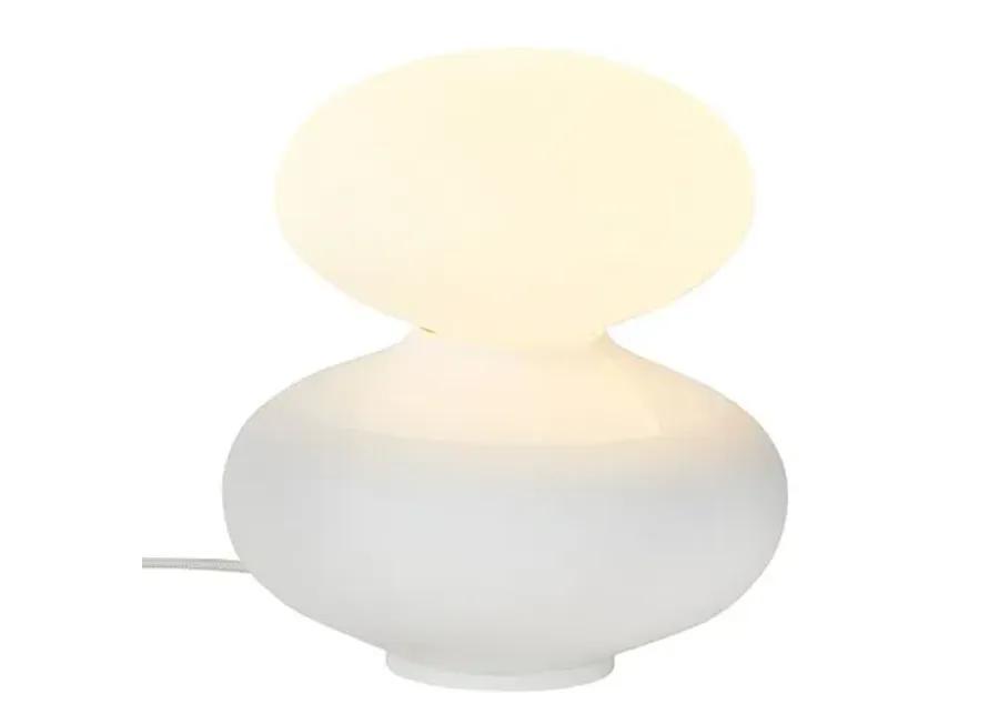 David Weeks Oval Table Lamp - White - Tala Lighting