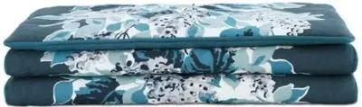 Lacecap Floral Bed Scarf - Blue