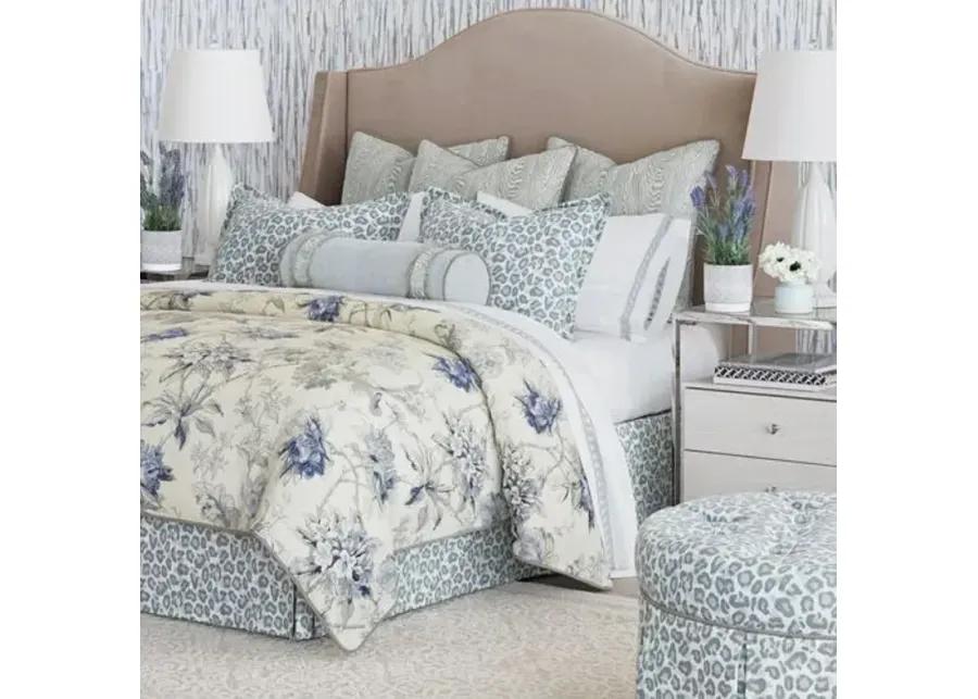 Liesl Floral Comforter - Blue, Breathable, Durable, Comfortable