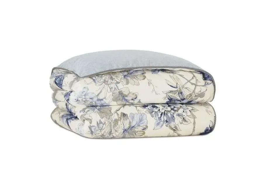 Liesl Floral Duvet Cover - Blue