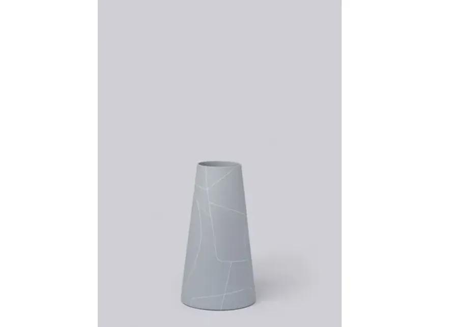 Tall Cone Vase - Medium Gray - Middle Kingdom