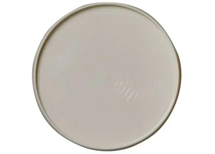 Set of 4 Cold Mountain Salad Plate - Bisque - Middle Kingdom