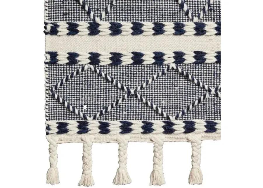 Charlie Rug - Navy - Blue - Blue