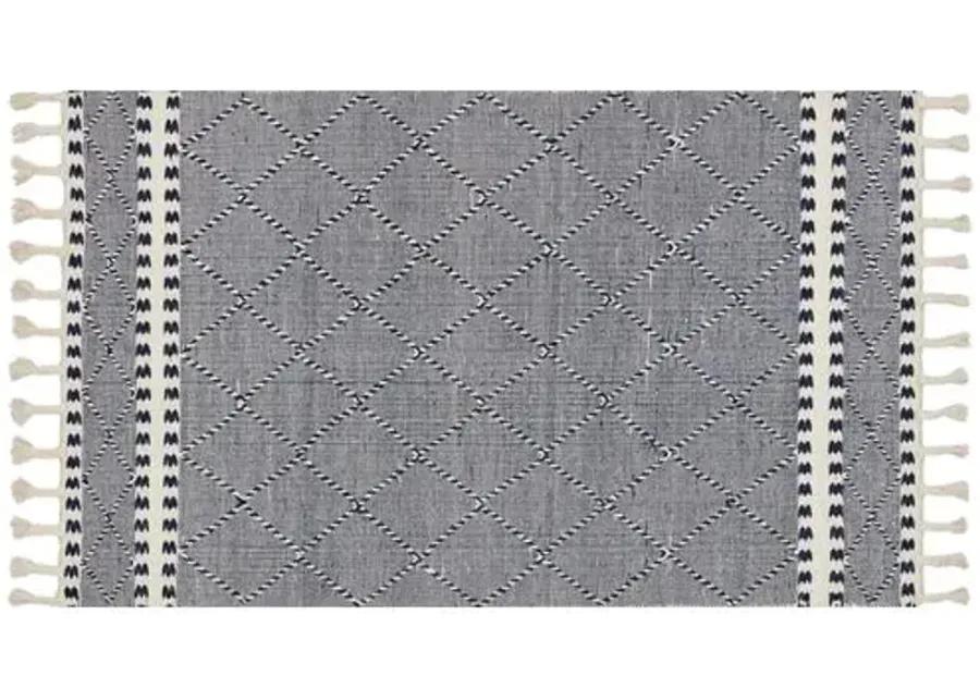 Charlie Rug - Navy - Blue - Blue