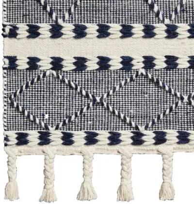 Charlie Rug - Navy - Blue - Blue