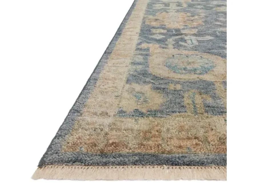 Carlina Rug - Indigo/Taupe - Blue - Blue