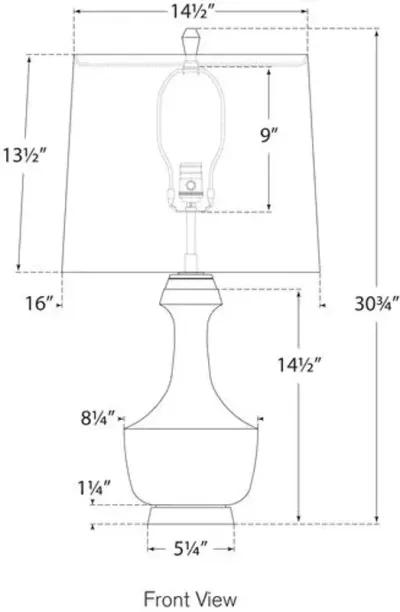 Visual Comfort - Mauro Large Table Lamp - Ivory