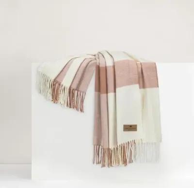 Wellington Plaid Throw - Lands Downunder, Fringed