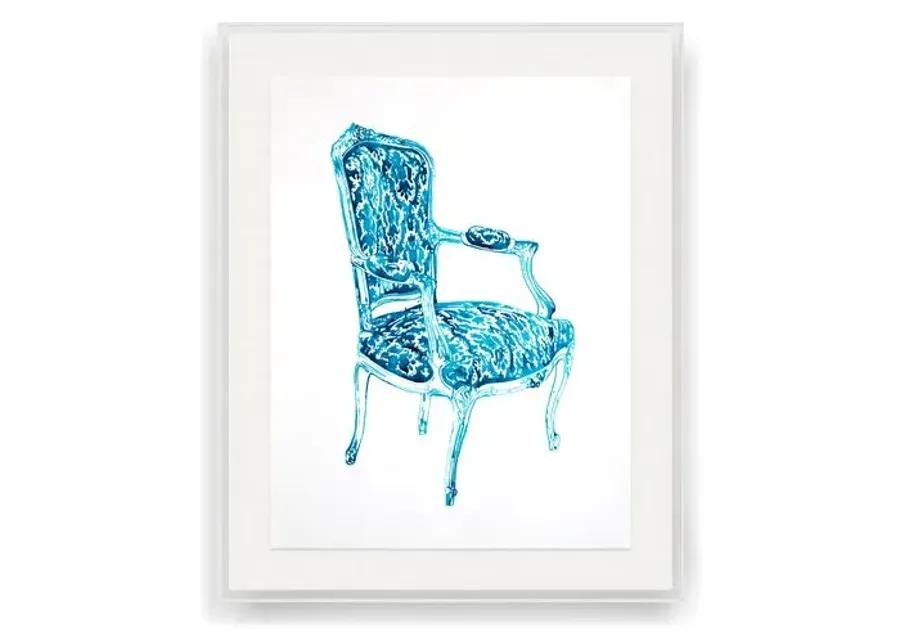 Thomas Little - When a Chair Is Blue I in Acrylic