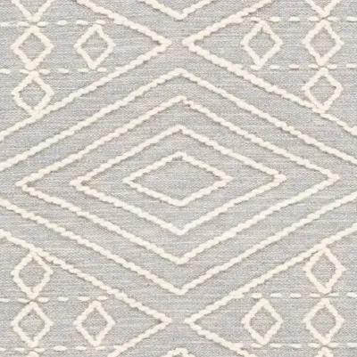 Beth Handwoven Rug - Medium Gray - Handcrafted - Gray