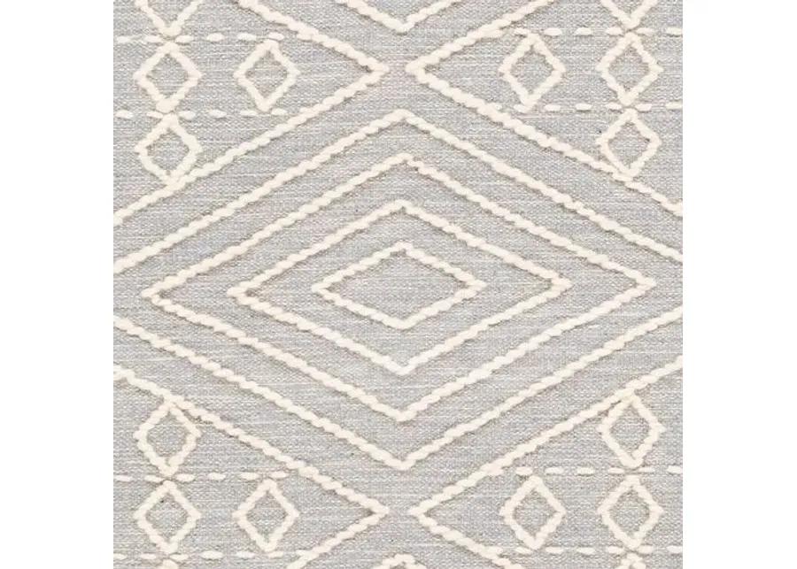 Beth Handwoven Rug - Medium Gray - Handcrafted - Gray