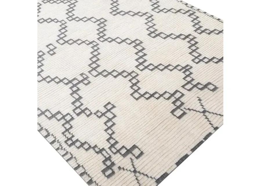 Reina Handwoven Rug - Cream - Beige - Beige