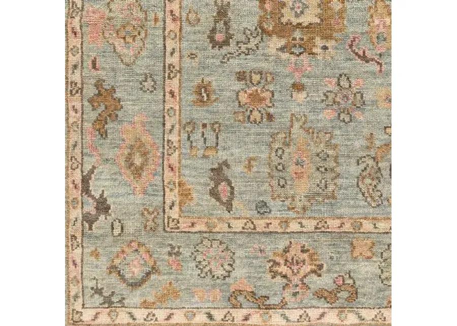 Grove Hand-Knotted Rug - Beige/Green - Beige