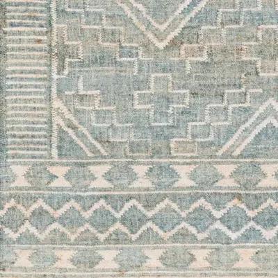 Natalie Jute Rug - Sage/Cream - Green - Green