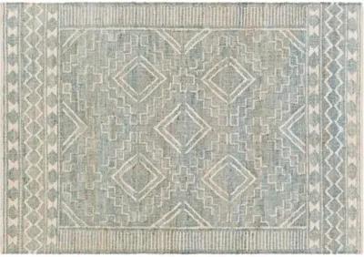 Natalie Jute Rug - Sage/Cream - Green - Green