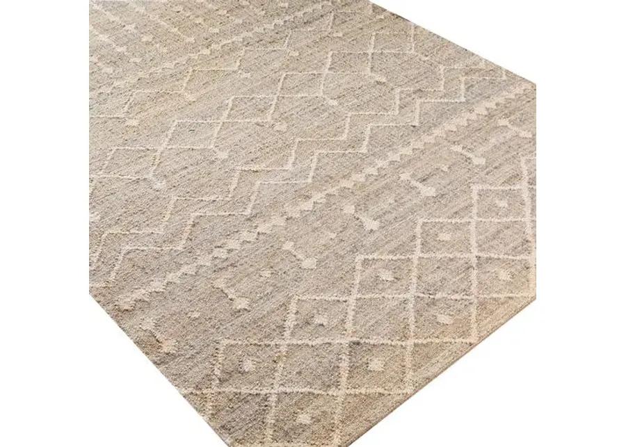 Natalie Jute Rug - Camel/Cream - Beige - Beige