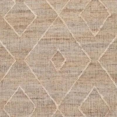 Natalie Jute Rug - Khaki/Ivory - Beige - Beige