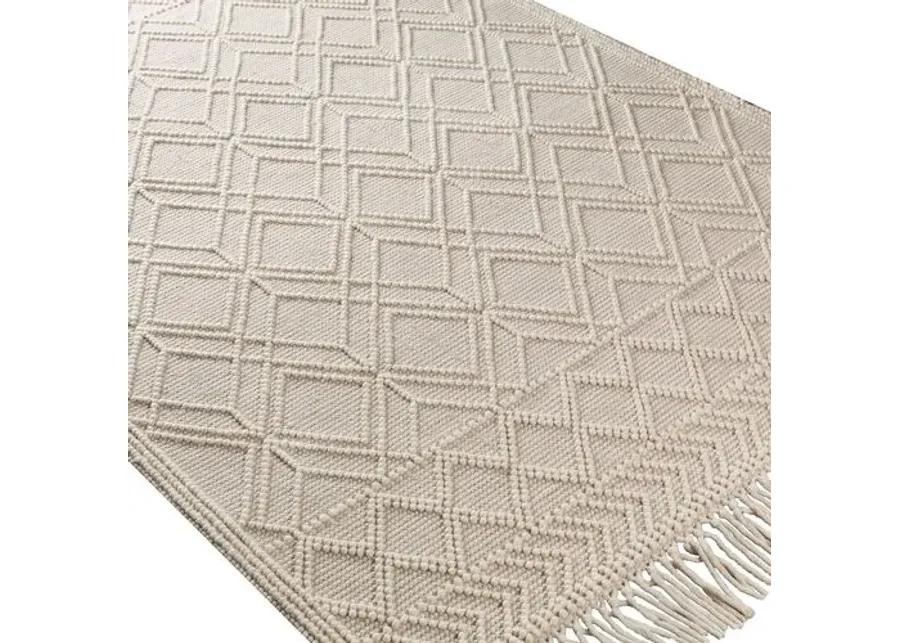 Erika Handwoven Rug - Ivory/Beige - Ivory