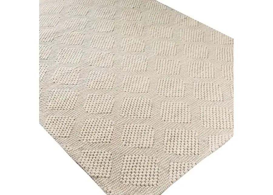 Sayville Handwoven Rug - Cream/Black - Ivory - Ivory