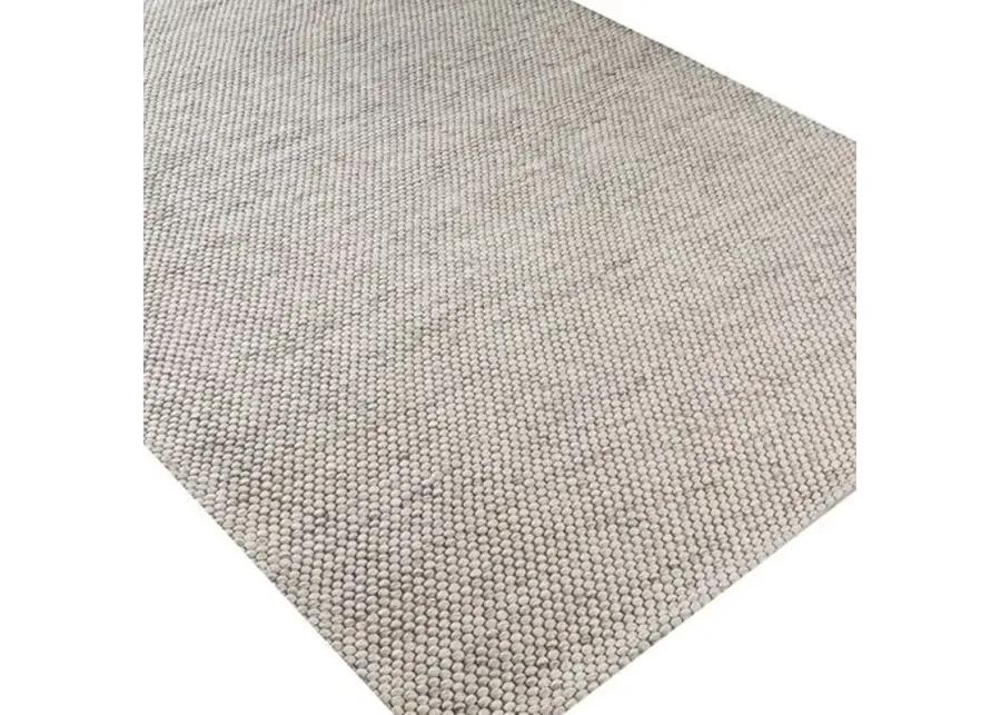 Sayville Handwoven Rug - Ivory/Charcoal - Ivory